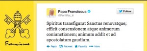 Papal Tweets in Latin