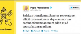 Papal Tweets in Latin